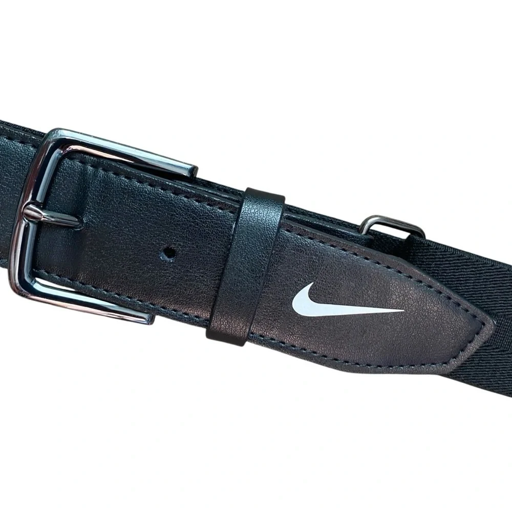 Nike Youth Black Athletic Belt Adjustable One Size